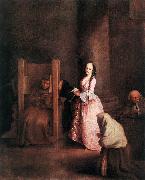 LONGHI, Pietro The Confession sg china oil painting reproduction